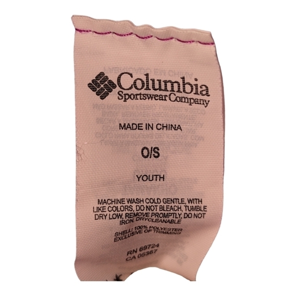 COLUMBIA youth multi color fleece beanie - Picture 2 of 2